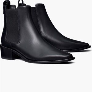 Tory Burch Black Chelsea Boots